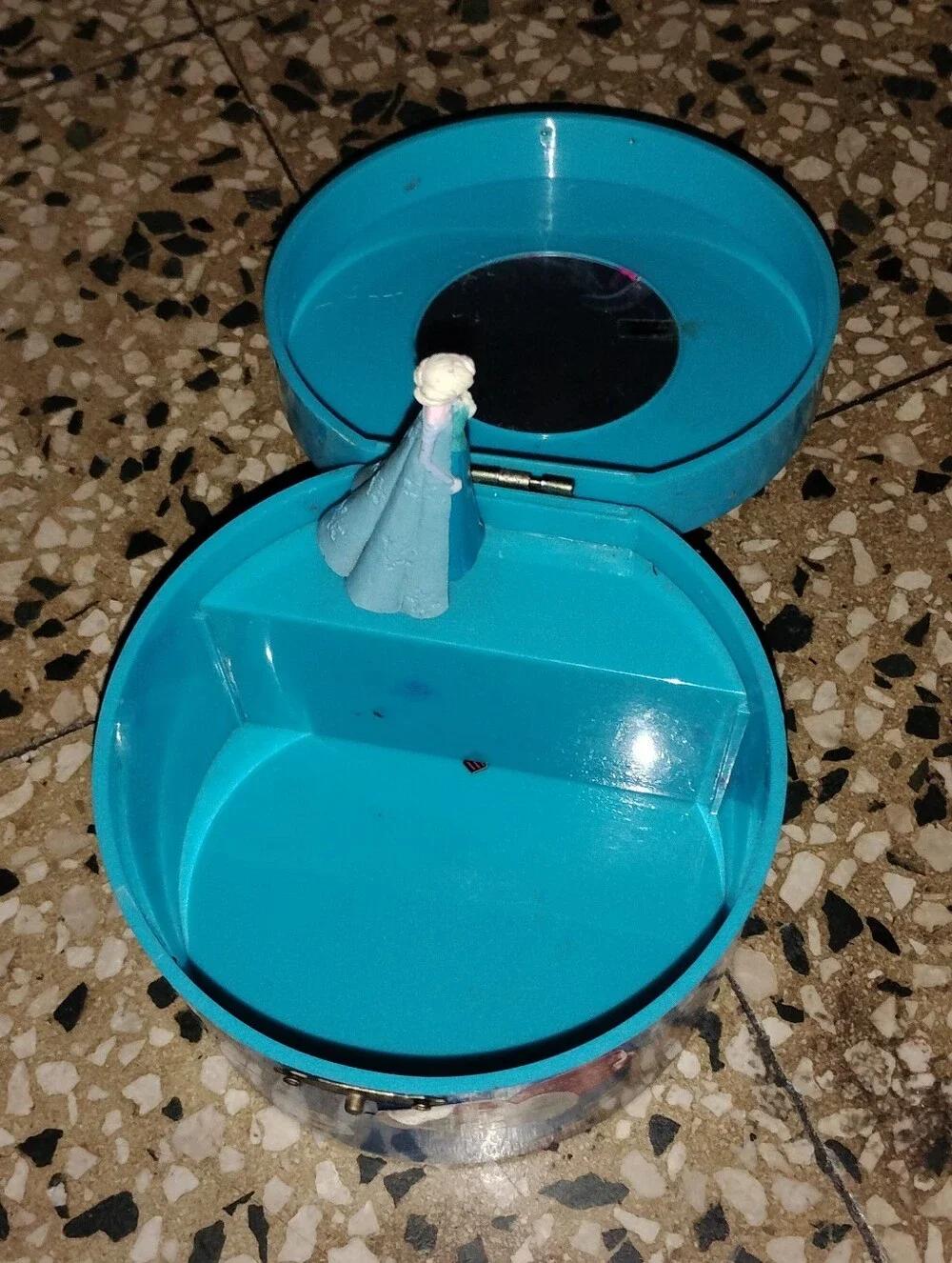 Disney Frozen Elsa & Olaf Round Party Keepsake Box - Blue